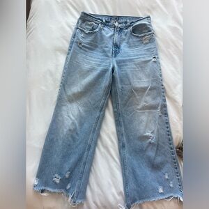 Abercrombie semi flare jeans